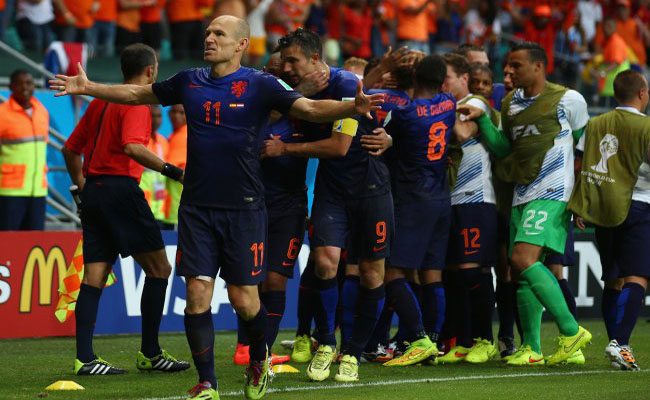 Netherlands thrash Spain in World Cup 2014 Match