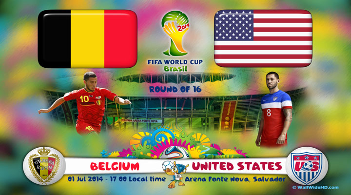 Belgium vs United States World Cup 2014 Round of 16 Match