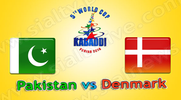 Pakistan vs Denmark Kabaddi World Cup 2014 Match