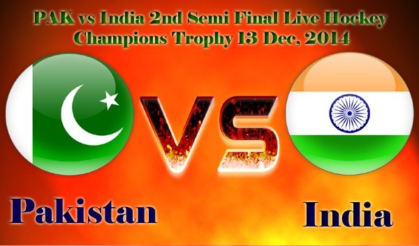 Pakistan vs India Hockey Semi Final Live