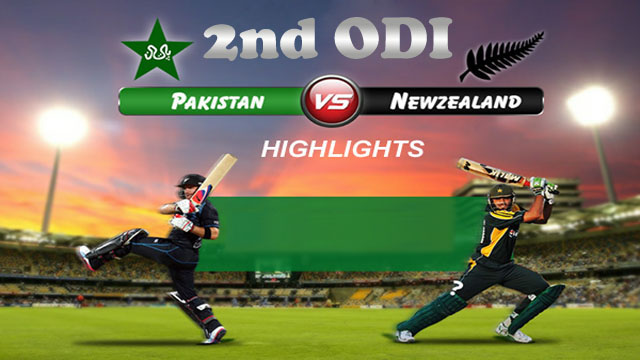 Pakistan vs New Zealand 2nd ODI Cricket Match