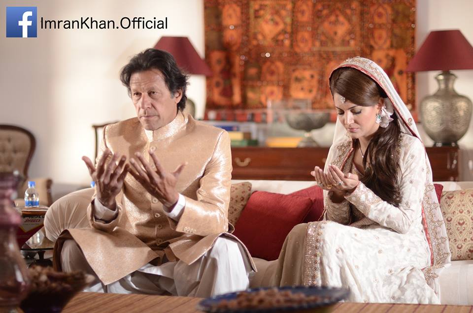 Imran Khan with Reham Khan Wedding Pictures (1)
