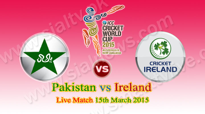 Pakistan vs Ireland ICC World Cup 2015 Match