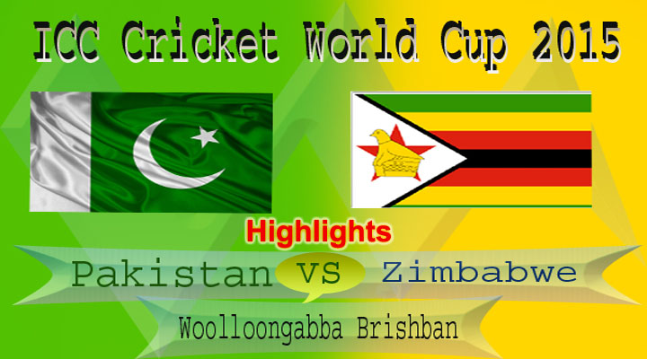 Pakistan vs Zimbabwe Match