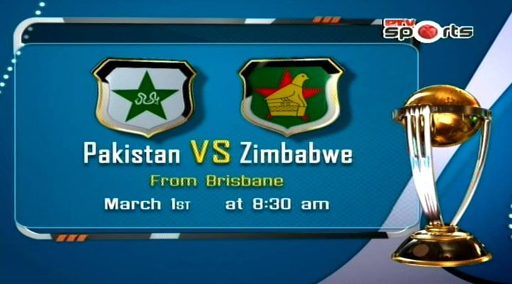 Pakistan vs Zimbabwe Match 1st March 2015