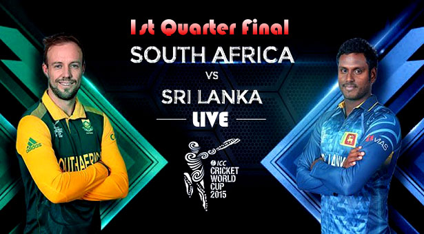South Africa vs Sri Lanka 1st Quarter Final Match 18th March 2015