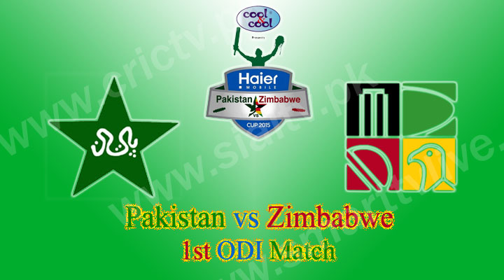 Pakistan vs Zimbabwe 1st ODI Match Live