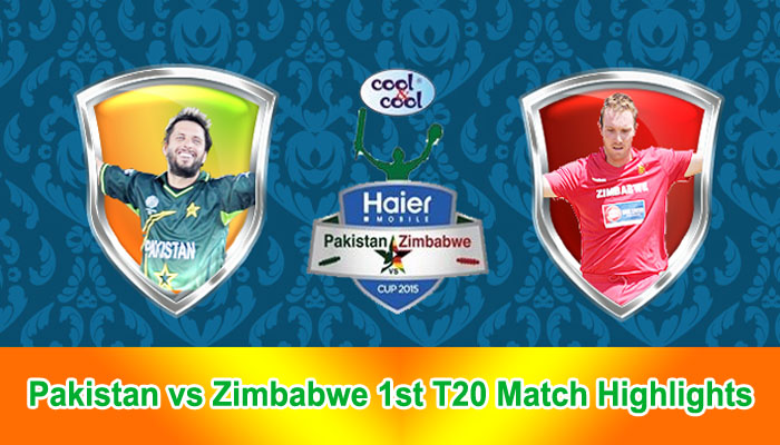 Pakistan vs Zimbabwe 1st T20 Match
