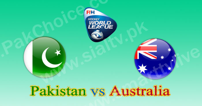 Pak vs Aus FIH World Hockey League Group Match