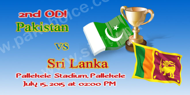 Pakistan vs Sri Lanka 2nd ODI Match Live