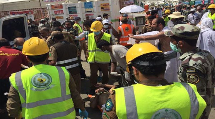 Rescue Operation at Stampede Site at Mina