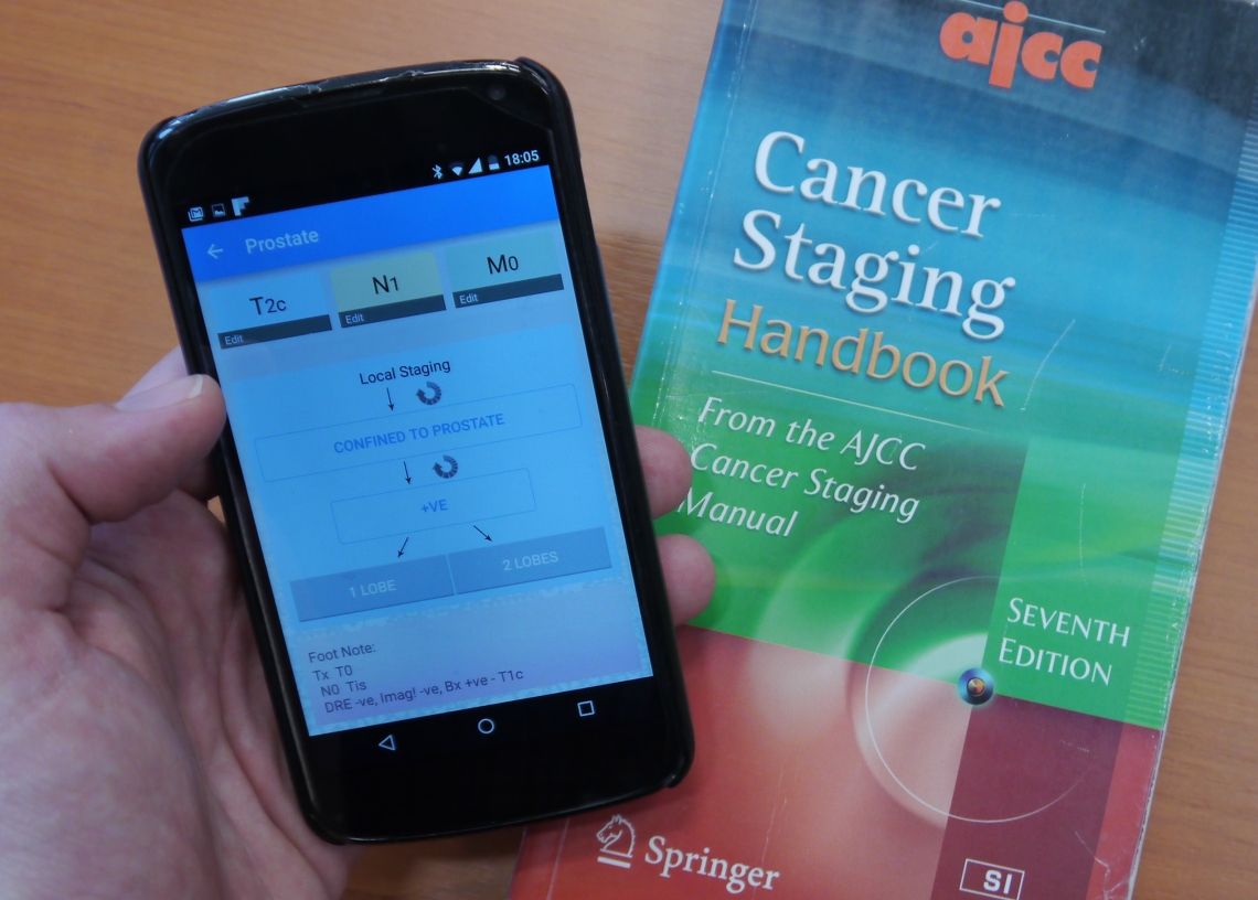 New IAEA smartphone app improves cancer stage identification. (Photo: V. Fournier/IAEA)