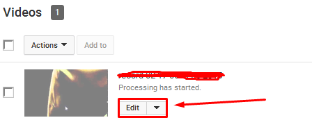 edit youtube video