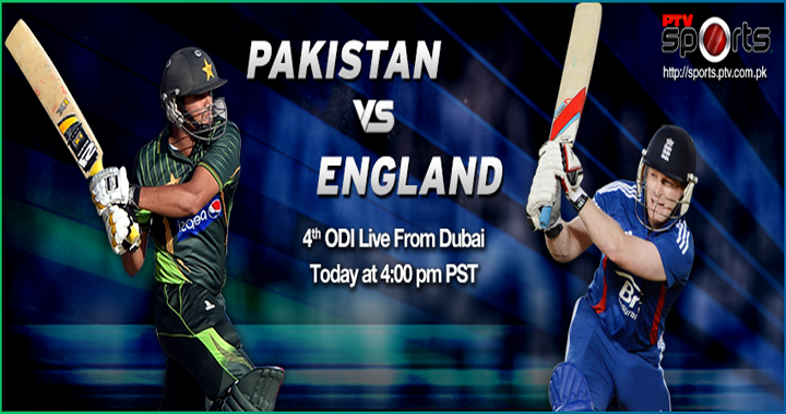 Pakistan vs England 4th ODI Match Live