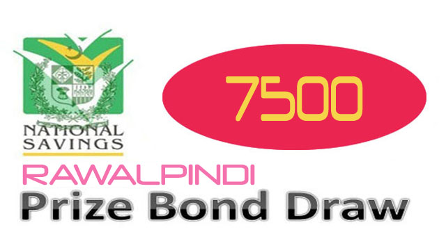 Prize Bond Draw Rs. 7500 Rawalpindi