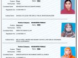 BISE Gujranwala Inter Result 2017 Top Position Holders Humanities Female