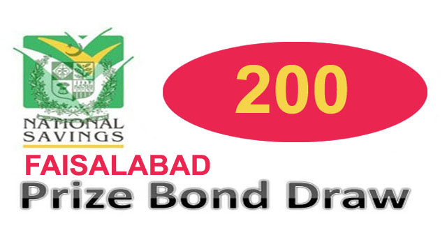 Prize Bond Draw Rs. 200 Faisalabad