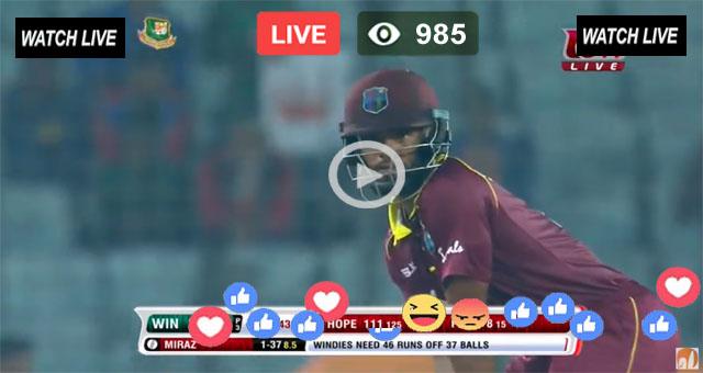 WI vs NZ 1st T20 Live