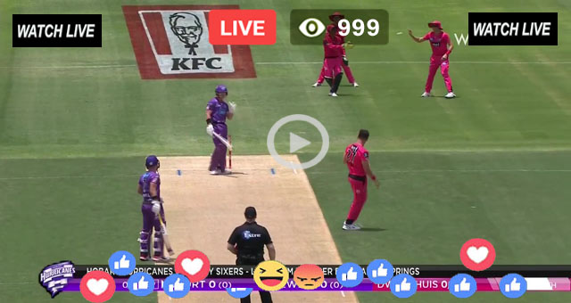 HBH vs SYS 1st T20 BBL 2020 Live