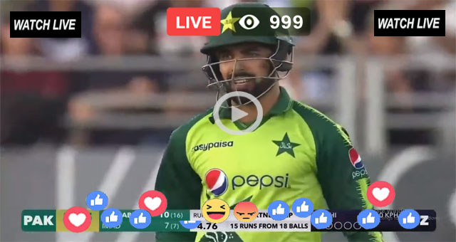 PAK vs NZ 2nd T20 Live