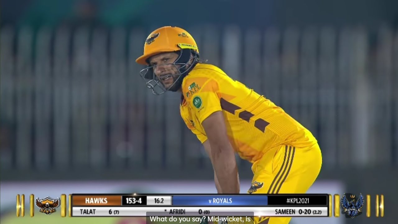 Afridi Batting KPL