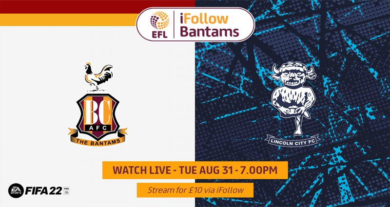 Bradford City vs Lincoln Live Stream
