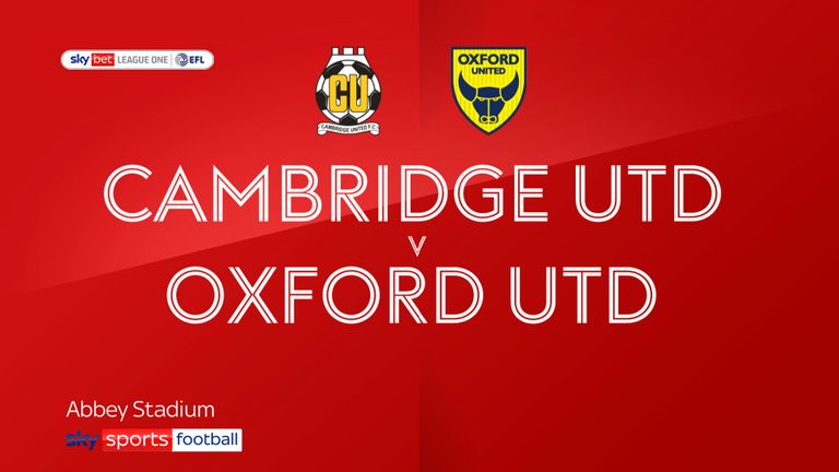 Cambridge Utd vs Oxford Utd Live Stream
