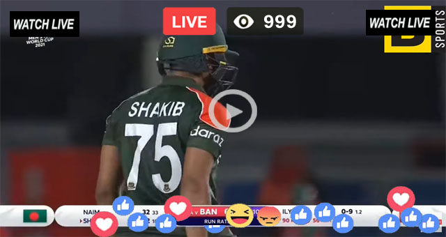 BAN Batting Shakib T20 WC Live
