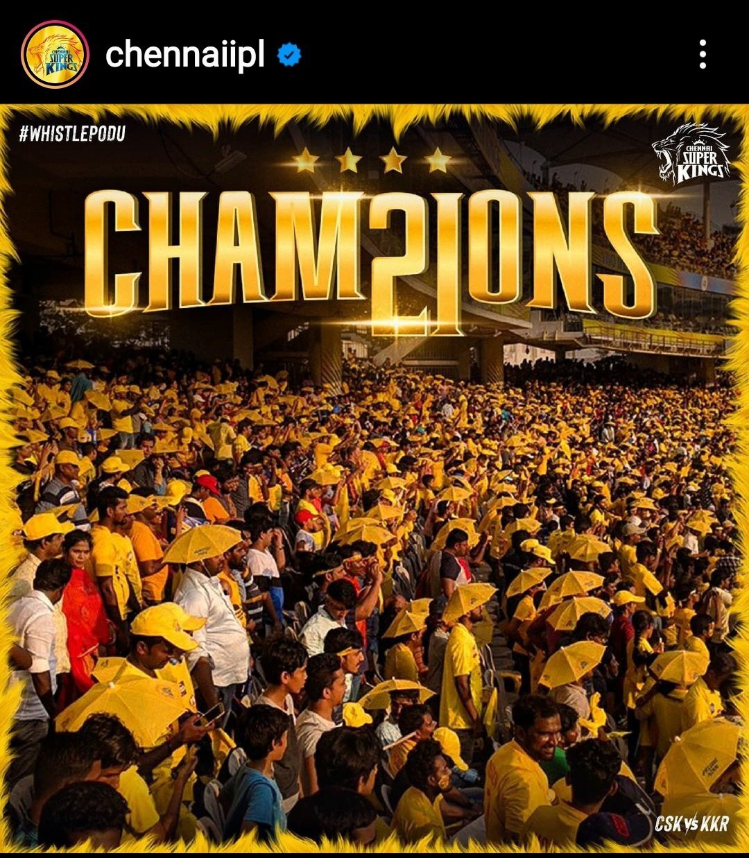 CSK beat KKR to win IPL 2021 Title