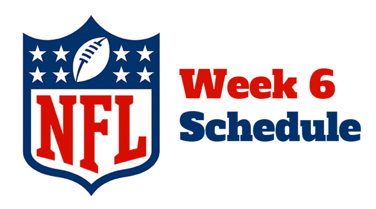 NFL Schedule Week 6