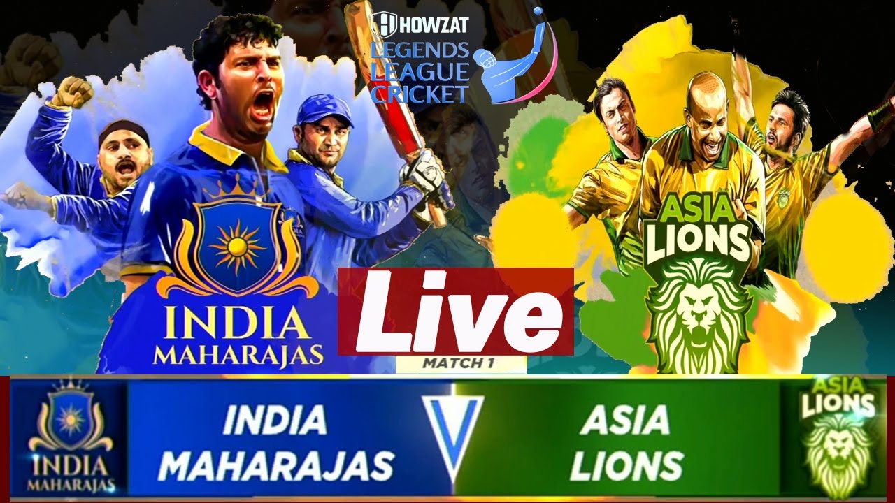 India Maharajas vs Asia Lions Live Stream