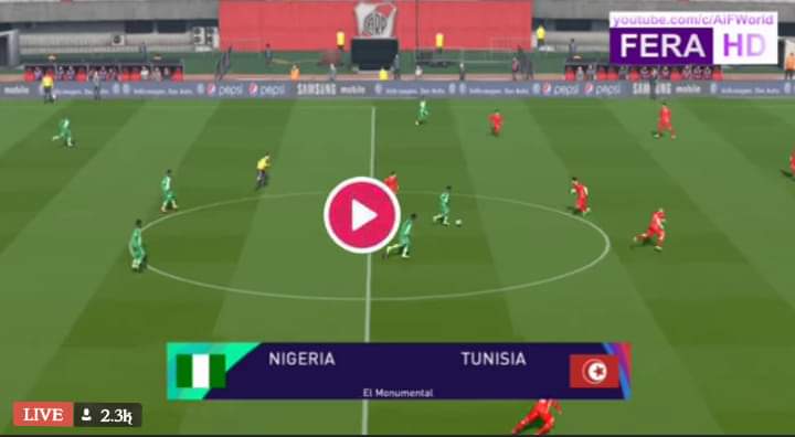 Nigeria vs Tunisia Live