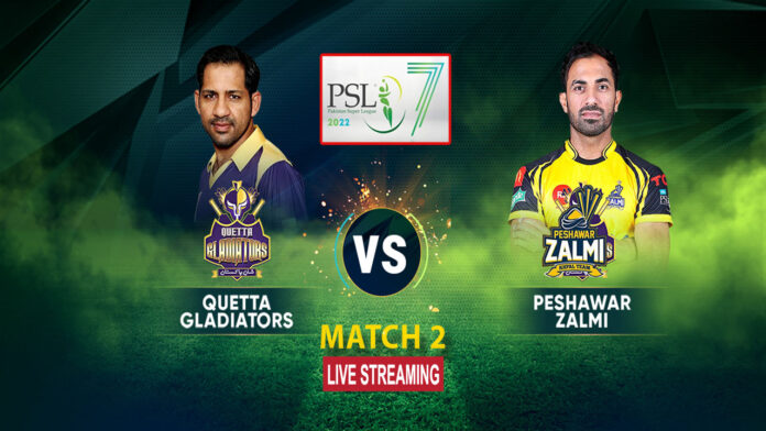 Quetta Gladiators vs Peshawar Zalmi 2nd Match PSL 2022 Live Score Quetta Gladiators vs Peshawar Zalmi 2nd Match PSL 2022 Live Score