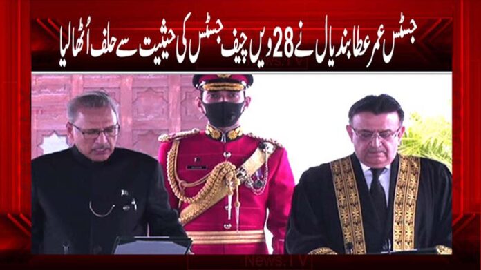 Justice Umar Ata Bandial sworn in as 28th Chief Justice of Pakistan