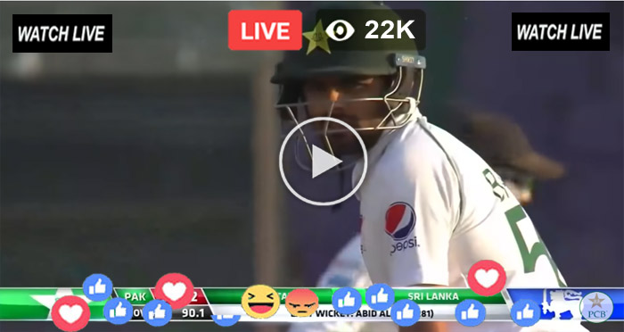 PAK Batting Live Babar Today