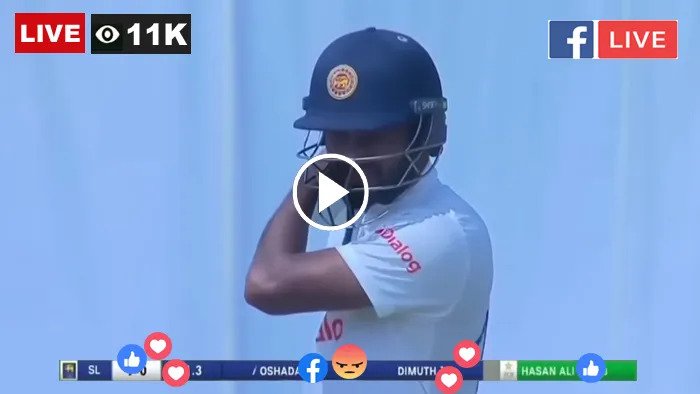 SL Batting Test Live