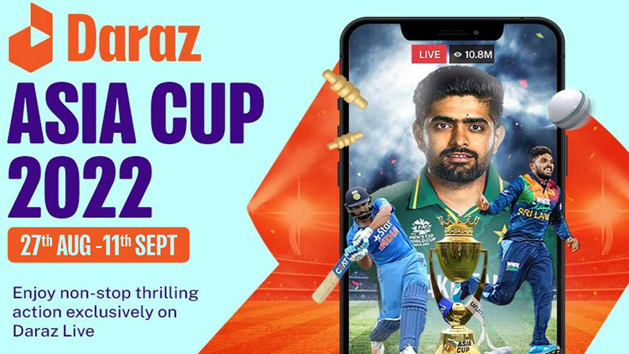 Asia Cup 2022 Live Streaming Only On Daraz App