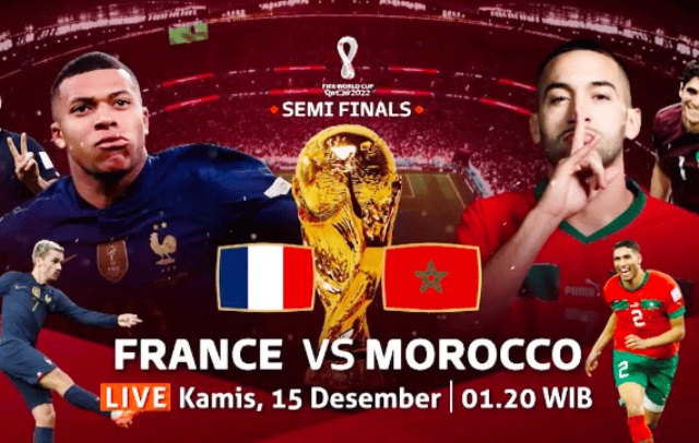 France vs Morocco FIFA World Cup 2022 Semi Final Live
