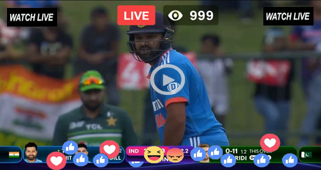 IND Batting Rohit Sharma Asia Cup Live