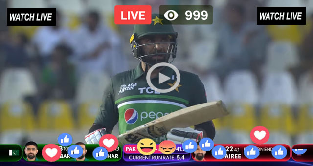 PAK Batting Iftikhar Asia Cup Live