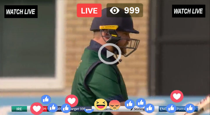 IRE Batting Sterling Live ODI