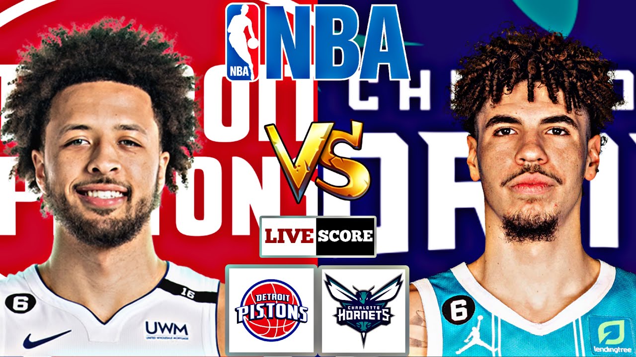 PISTONS vs HORNETS Live Today