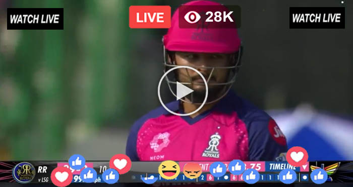 IPL Live Today – RR vs LSG Live Streaming Free – Star Sports HD Live Match – Rajasthan Royals vs Lucknow Super Giants Live 4th Match Online