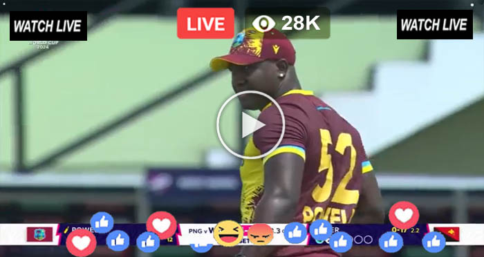 T20 World Cup 2024 Live Online Today – WI vs PNG Live Streaming Free – PTV Sports HD Live Match – West Indies vs Papua New Guinea Live – T20 World Cup 2024 2nd Match Today Online