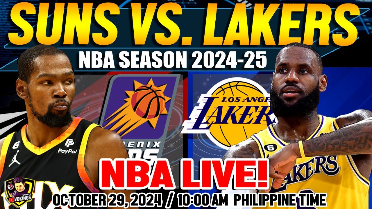 SUNS vs LAKERS Live Today