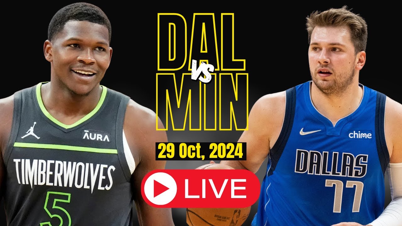 TIMBERWOLVES vs MAVERICKS Live Today