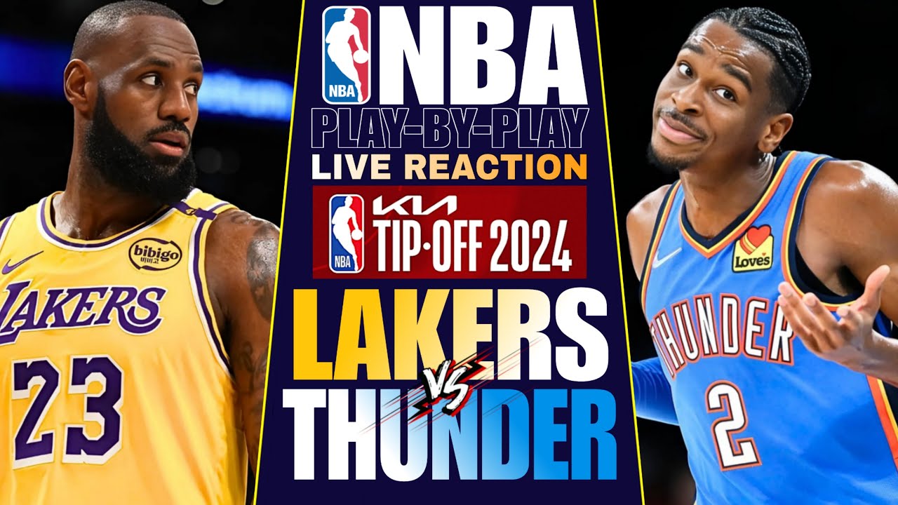 LAKERS vs THUNDER Live NBA