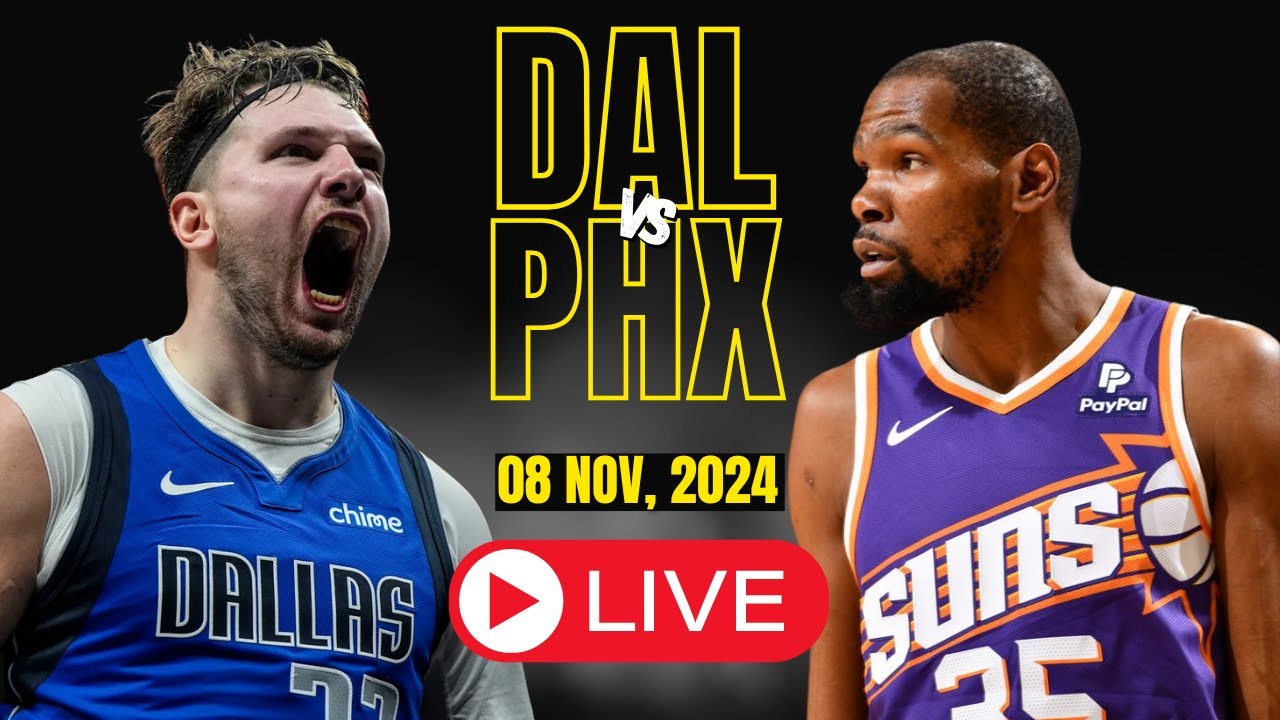MAVERICKS vs SUNS Live Today