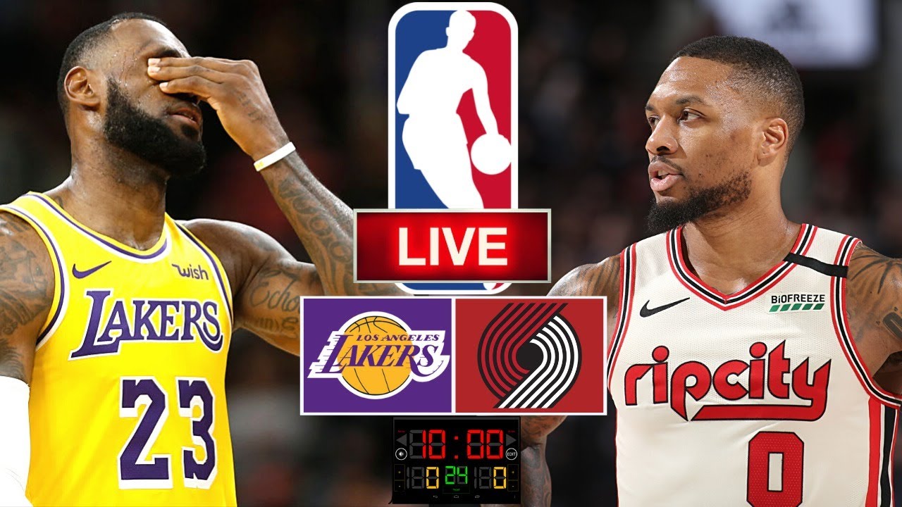NBA LIVE – LAKERS vs BLAZERS Live Today – LAL vs POR Live – Los Angeles ...