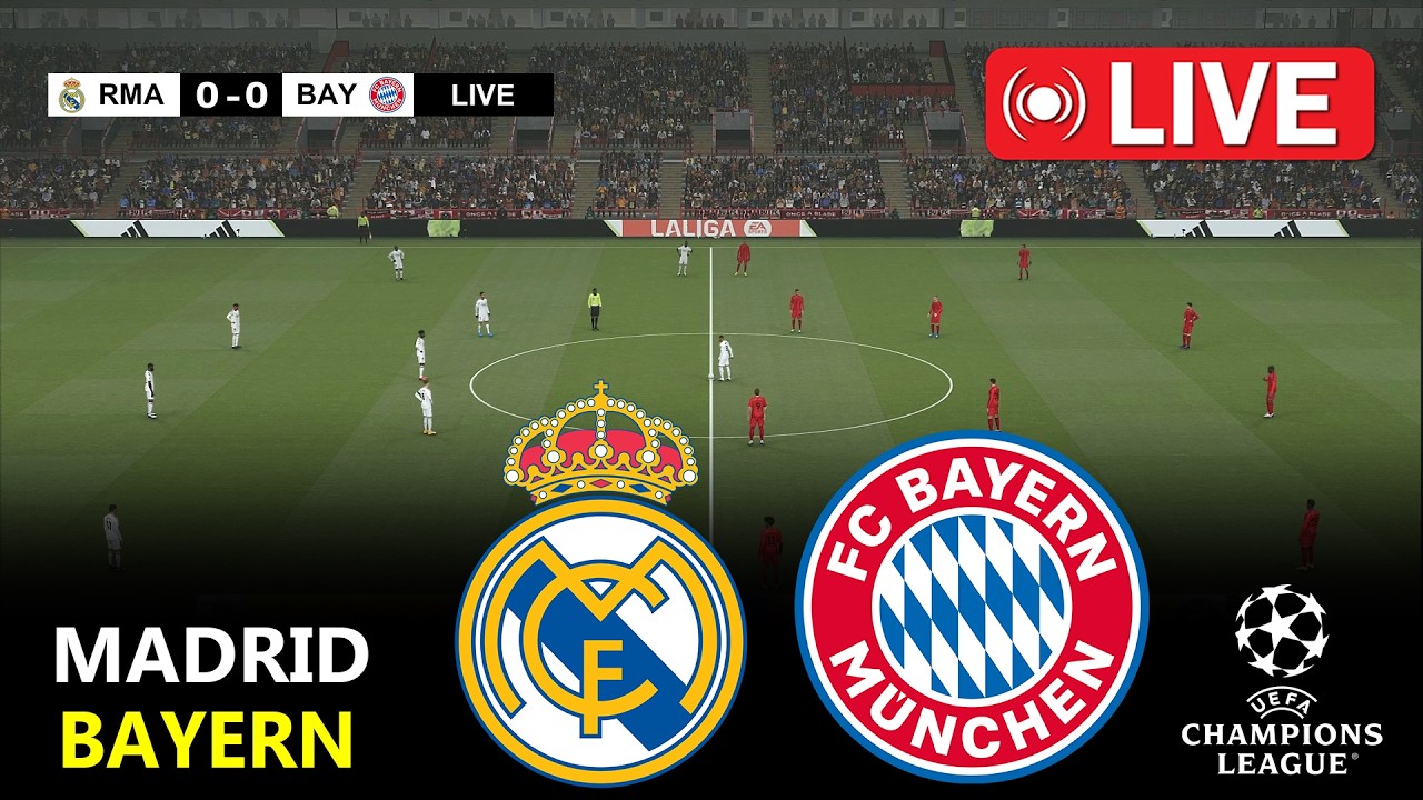 Bayern Munich vs Real Madrid Live Stream